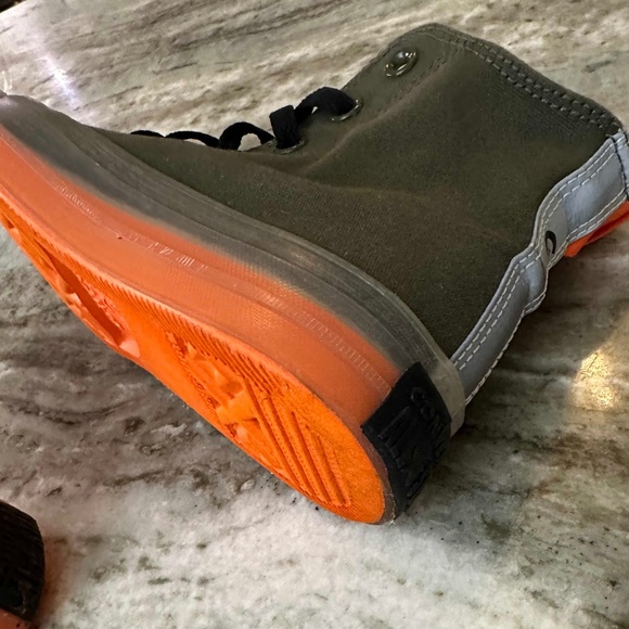 Converse Chuck Taylor All Star CX Hi Olive Cargo Khaki Orange Women Size 5.5 - Picture 7 of 8